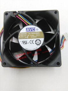 AVC 8025 8CM暴力风扇12V 0.84A 4线 PWM温控 DATB0825B2S