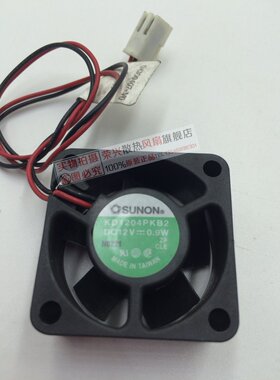 全新 建准 KD1204PKB2 4020 12V 0.9W 4CM 2线交换机散热静音风扇