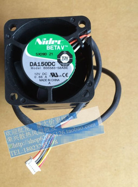 全新NIDEC 4056 12V 0.66A DA150DC 服务器风扇 03-562-0471-430
