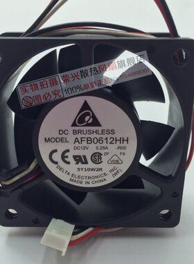 台达 6025 12V 0.25A AFB0612HH-R00 HW P/N:32030006 报警风扇