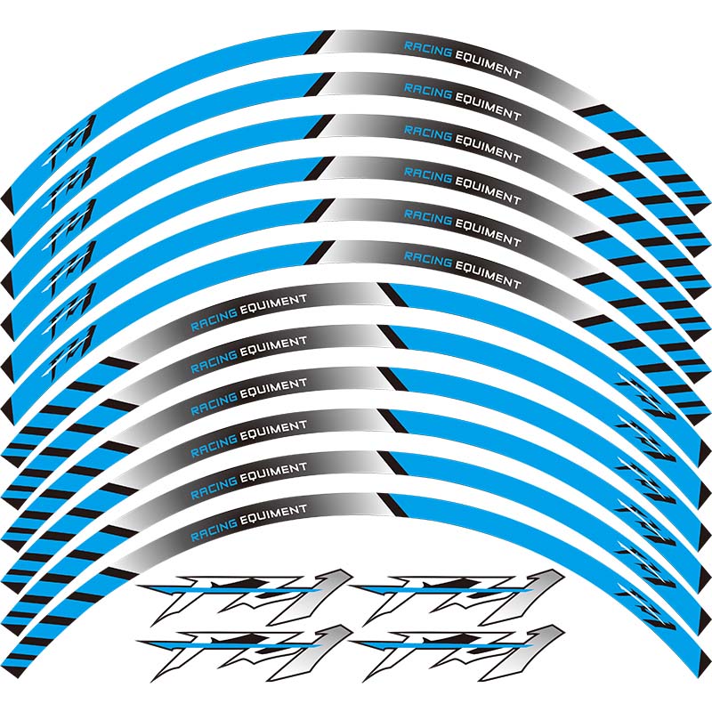 摩托车轮毂贴轮框防水贴纸适用于雅马哈FZ/FZ1 轮圈贴花钢圈贴