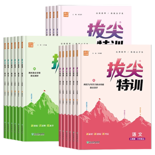 2026春新版小学拔尖特训一二三年级四五六年级下册上册语文数学英语人教北师大苏教译林冀教沪教牛津外研版闽教版课本同步训练习册