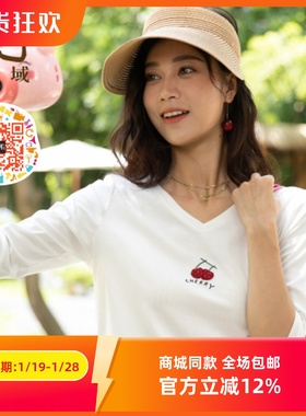 ART艺域女装春款百搭V领T恤N1T007