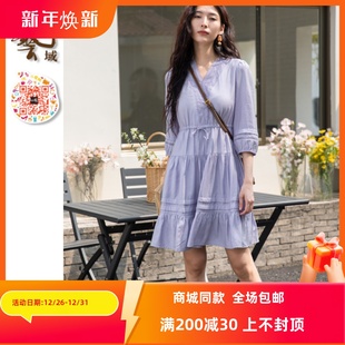 原创百搭通勤甜美连衣裙N3L016 专柜秋新款 ART艺域女装 正品