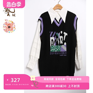 专柜2022秋冬新款 百搭都市通勤时尚 正品 ART艺域女装 连衣裙M4L035