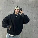 韩版圆领宽松卫衣B28-P60，男装卫衣，星座617A-3（原B318）