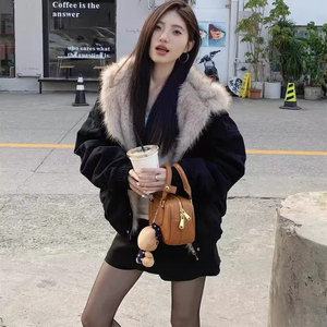 新款连帽棉服派克服B18-P105图片