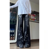 涂鸦中性牛仔裤B24-P50，男装牛仔裤，星座617A-3（原B318）