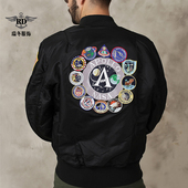 美国空军 阿尔法 飞行员ma1夹克外套 Alpha阿波罗纪念版 修身 外衣