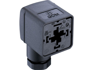 Hirschmann/赫斯曼原装 电磁阀插头 接头 12B GDM GDM3109 新款