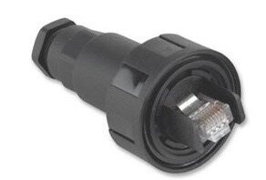 模块连接器, RJ45 插头, 1 x 1 (端口), 8P8C, Cat5e, IP68, 电缆