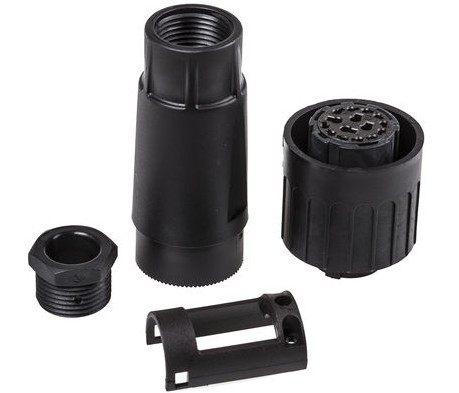 Amphenol 安费诺连接器15芯 14+PE 塑料防水连接器