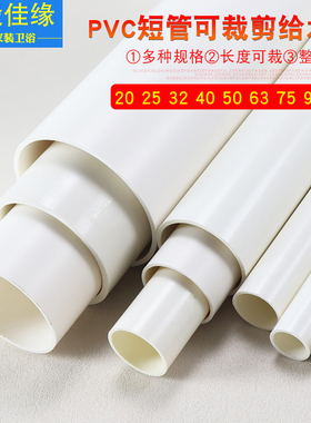 PVC管水管配件给水管道上水管件塑料20 25 32 40 50 63 75 90 110