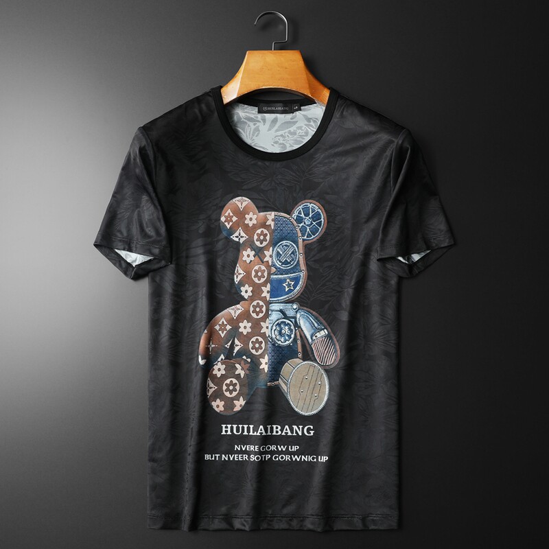 638夏季新款个性潮休闲印花短袖体恤P5095起（有沙发图），男装T恤，钱塘2010-1