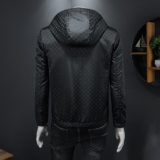 2026春季新款男士连帽格子夹克QT212-货号F7779-P185假模图，男装夹克，钱塘2010A