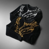 3711冬季新款提花加厚水貂绒保暖毛衣P135238，男装针织衫/毛衣，钱塘2010-1