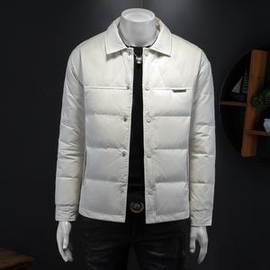 2024冬季新款翻领休闲羽绒服QT212-9908-P220 假模图图片