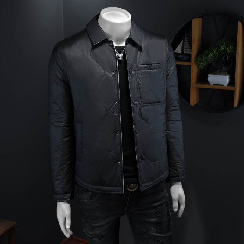 2024冬季新款休闲翻领保暖棉服QT212-F7727-P225假模图,男装棉衣,钱塘2010-1