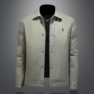 冬季新款翻领轻薄款休闲羽绒服QT212-8828-P285 镂空图图片