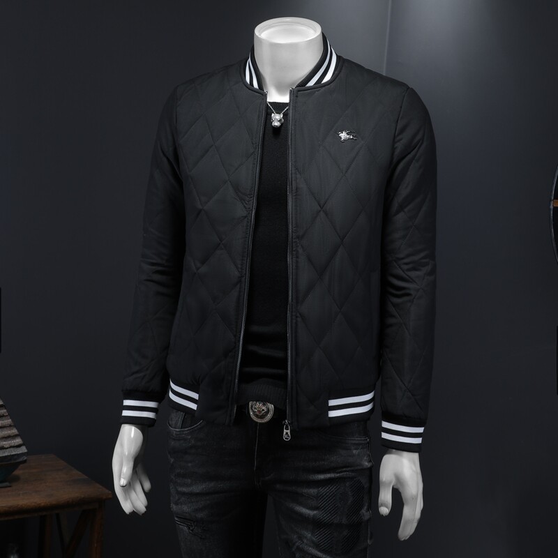 2024冬季新款休闲棒球领保暖棉服QT212-F7237-P210假模图,男装棉衣,钱塘2010-1