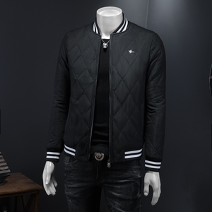 2024冬季新款休闲棒球领保暖棉服QT212-F7237- P210 假模图图片