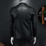 2024秋季热销修身时尚皮外套皮西服货号A720-P135跑量款，男装皮衣，钱塘2010-1