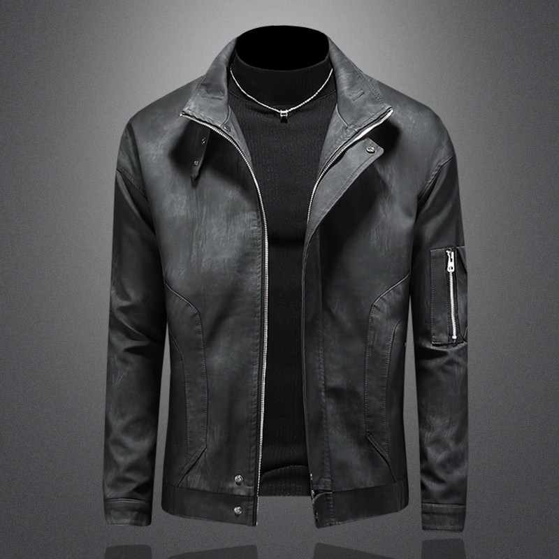 2025新款男皮衣秋冬机车服外套QT212-货号9011-P150镂空图,男装皮衣,钱塘2010-1
