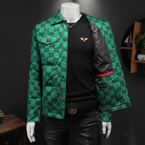 7507 冬季新款羽绒服男白鸭绒休闲保暖外套 P280图片