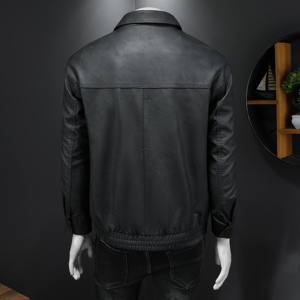 2025新款男皮衣秋冬机车服外套 QT212-货号9022-P150 假模图图片