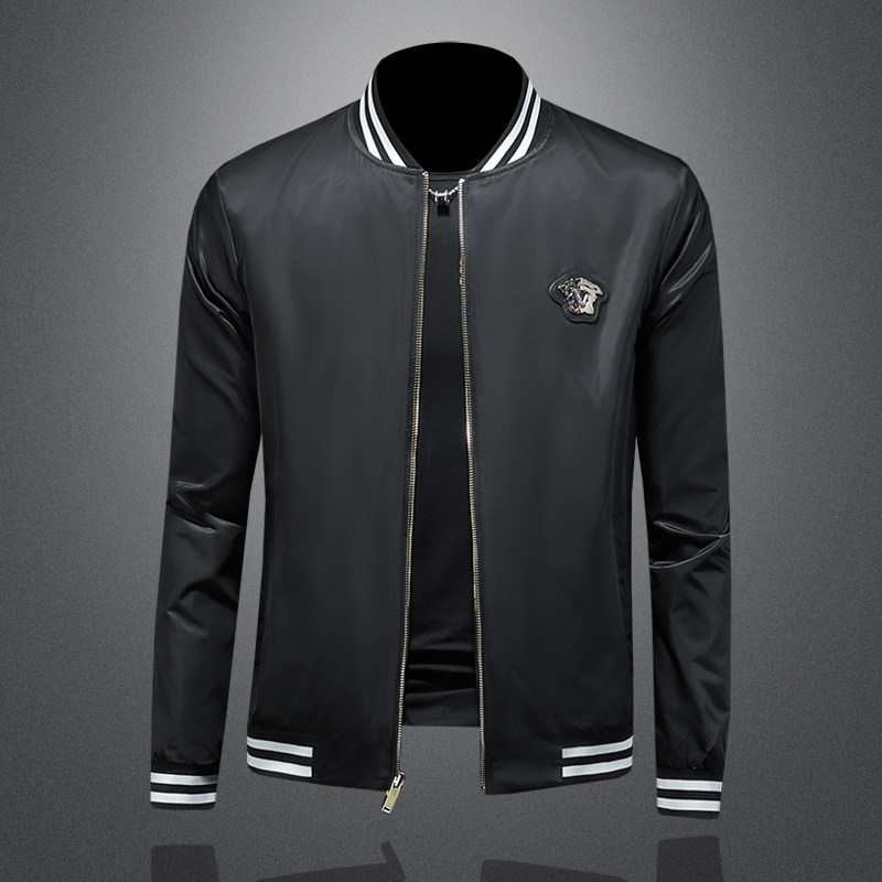 2026春季新款男士双面穿印花夹克QT212-货号F7786-P200镂空图，男装夹克，钱塘2010A