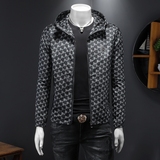 2024秋季新款休闲连帽夹克货号7693-P175假模图，男装夹克，钱塘2010-1