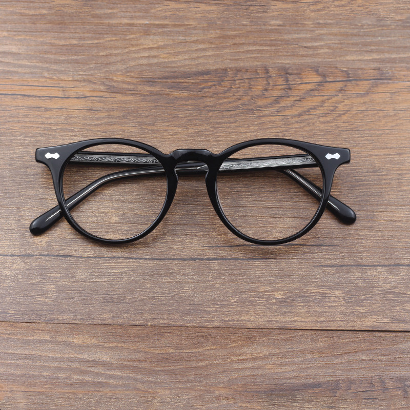 日系眼镜505经典宽脸复古镜框boston梨形框玳瑁色近视变色太阳镜