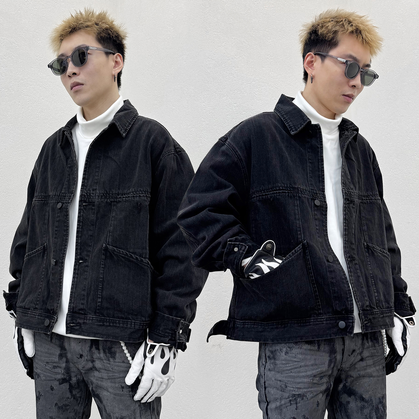 cleanfit巴黎风男女休闲夹克外套