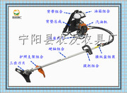 农友背负式割灌机 汽油机二冲程高效锄草割草机