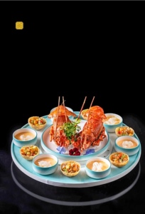 酒店会所特色创意刺身盘子家用菜盘子装饰盘餐厅食物摆盘日式瓷碟