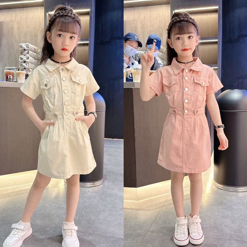 女童连衣裙夏季新款洋气