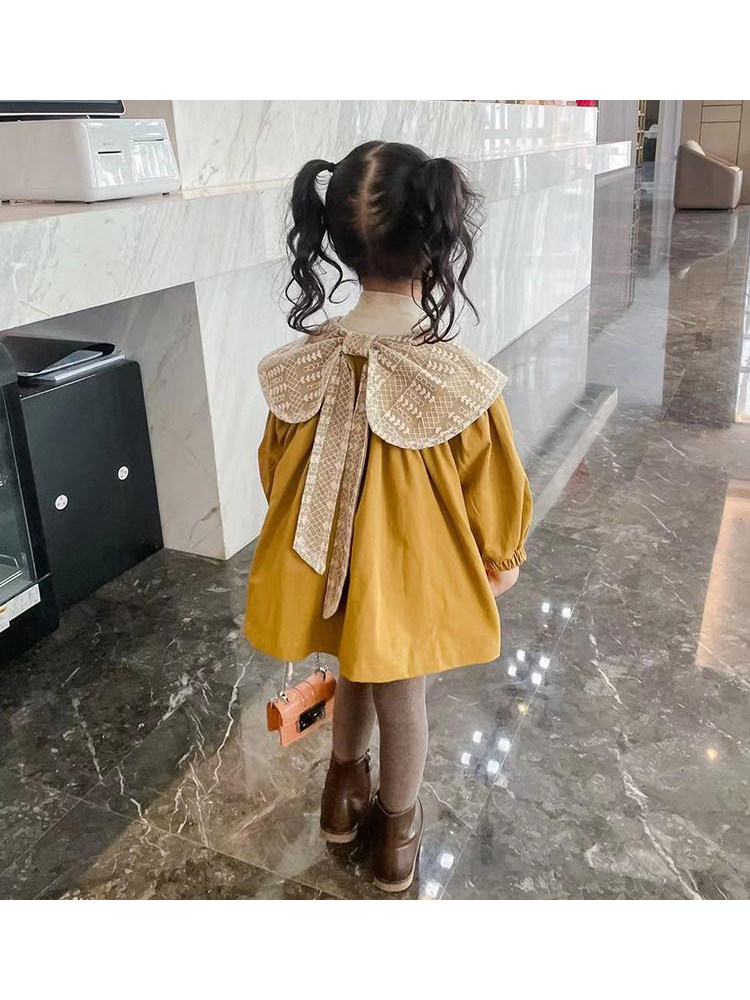 한국 아동복 2024 신사복 가을 재킷 아동용 여아 봄 가을 한국 스타일 중간 길이 윈드 브레이커