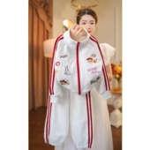 儿童春秋季 2026新款 衣服中大童女孩洋气运动两件套潮 套装 女童春装