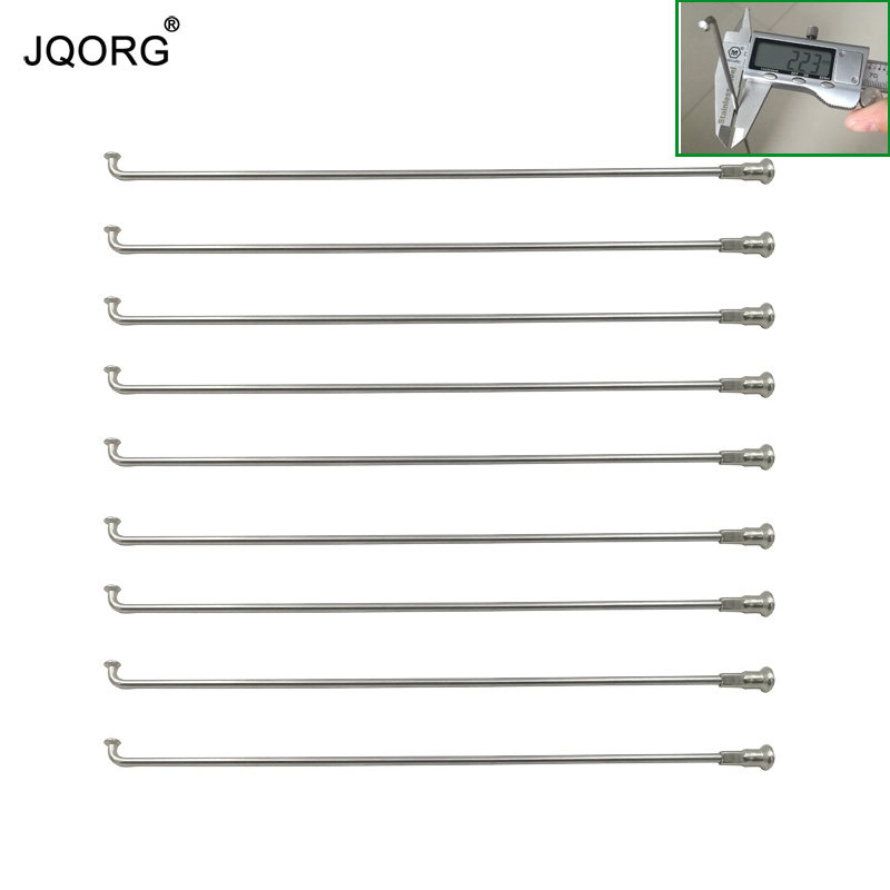 13G直径2.23mm银色弯头自行车辐条304不锈钢材质亮银色山地车辐条