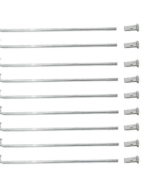 10G直径3.1mm45#钢银色弯头等径电动摩托车辐条钢丝车条(定做)