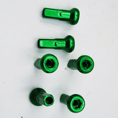 9G直径3.5mm辐条适配摩托车铝合金辐条帽T7075材质超轻铝合金螺帽