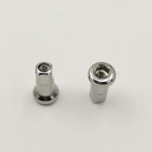 8G直径3.9-4.0mm适合用摩托车辐条不锈钢帽长22毫米内六角车条帽