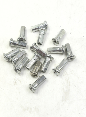 10G直径3.0-3.1mm适用电动摩托车车轮辐条帽45#钢银车条钢丝螺帽