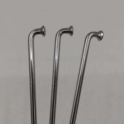 直径2.82mm电动自行车辐条304不锈钢材质银色弯头自行车车轮辐条