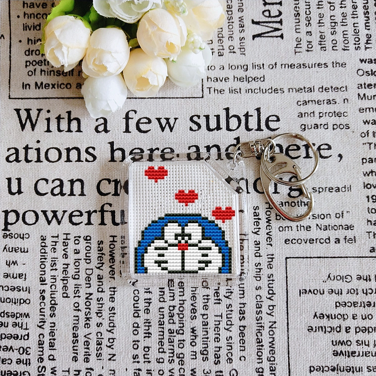 dmc木木家卡通风小叮当十字绣