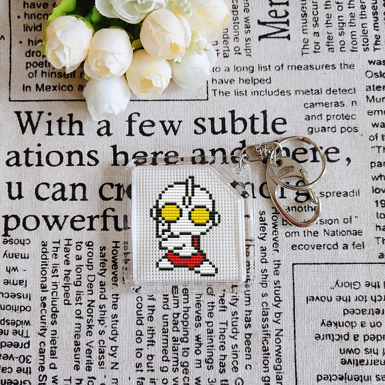 木木家小件dmc十字绣奥特曼套件