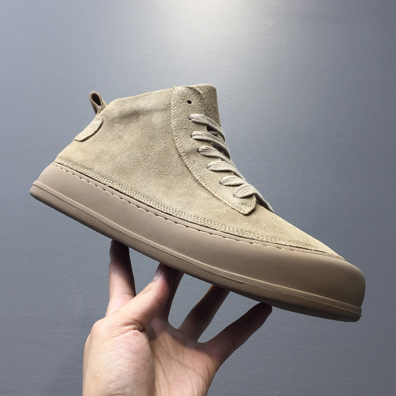 DESERT BOOTS MENS ANKLE BOOTIES AUTUMN MID-TOP JAPANESE RETRO CASUAL SHOES SUEDE MARTIN BOOTS GENUINE LEATHER CARGO BOOTS