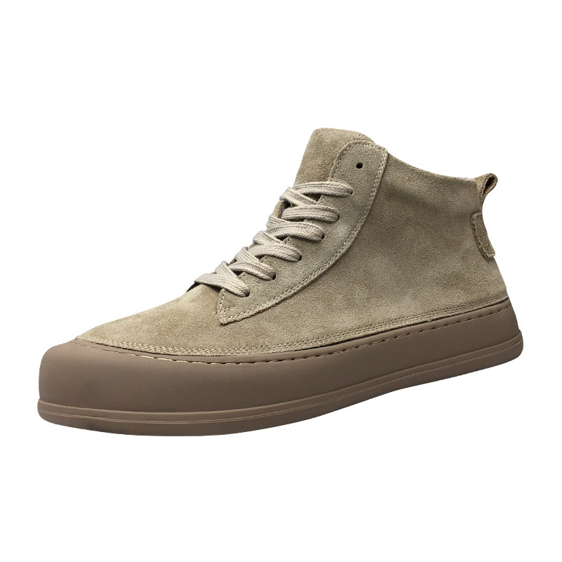 DESERT BOOTS MENS ANKLE BOOTIES AUTUMN MID-TOP JAPANESE RETRO CASUAL SHOES SUEDE MARTIN BOOTS GENUINE LEATHER CARGO BOOTS