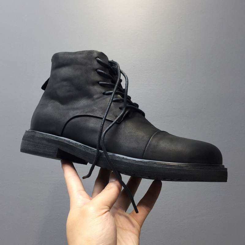 英伦马丁靴擦色赠运费险