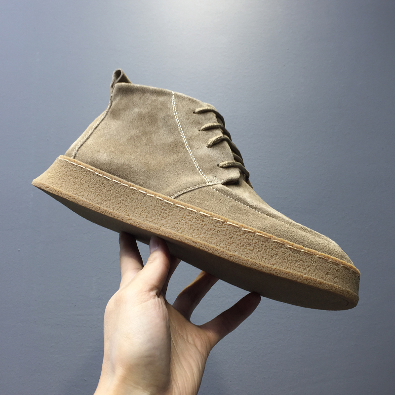 复古风厚底中帮工装靴秋季新品